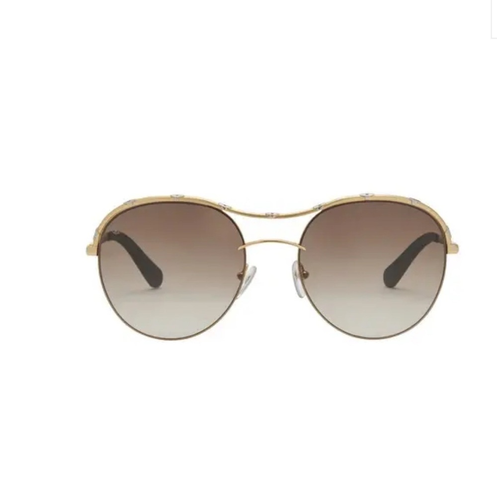 LOUIS VUITTON Monogram Diabolo Menthe Aviator Sunglasses - Picture 15 of 16
